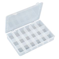 INTEREST Plastová úložná krabička s přepážkami až 18 pozic