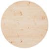 Stolní deska Ø 70 x 2,5 cm masivní borové dřevo