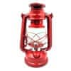 Petrolejová lampa 24cm červená s knotem