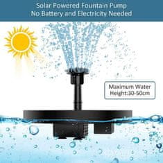 Solární plovoucí vodní fontána, ideální pro zahrady a rybníky, snadná instalace, energeticky úsporná, koupel pro ptáky, FountainStar