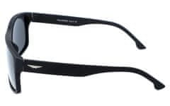 Camerazar Pánské UV polarizační sluneční brýle s pouzdrem, matně černé, šedé čočky