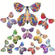 HOME & MARKER® Dárek nebo Dekorace - Létající Motýli do Dárkové krabičky, Dárkové balení z Motýli (5ks) | FLUTTIES