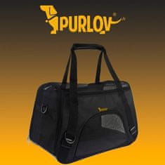 Purlov Purlov 20940 Přepravní taška pro zvířata 50 x 30 x 25 cm černá