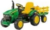 John Deere Ground Force traktor s vlečkou zelený