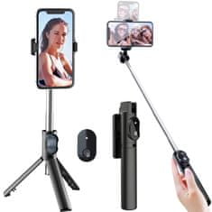 Alum online Selfie tyč s bluetooth, stativ, tripod 3v1 - P20