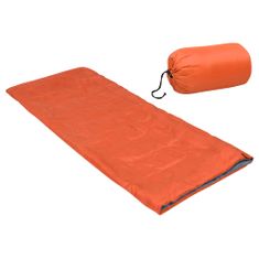 Greatstore Lehký dětský spací pytel dekový oranžový 670 g 15 °C