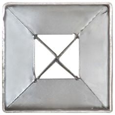 shumee Kotvící hroty 6 ks stříbrné 7 x 7 x 90 cm pozinkovaná ocel