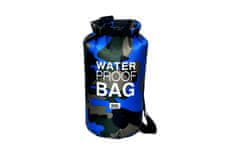 CoolCeny Vodotěsný vak DRY BAG - ochrání věci před vodou - Modrá - obsah 10 Litrů