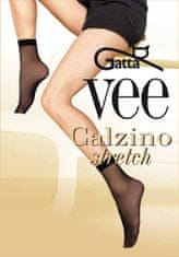 7-Heaven Dámské punčochy Casma black + Ponožky Gatta Calzino Strech, černá, L/XL