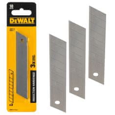 DeWalt 3 x 18mm kalené zlomené ostří pro nože